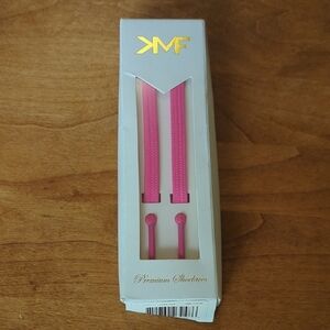 KMF Neon Pink Shoelaces